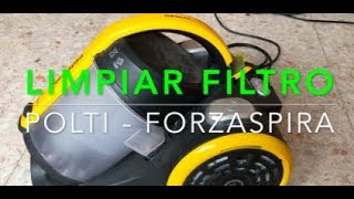 Limpiar Filtro  Polti Forzaspira [upl. by Nally]