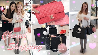 VLOG  CHANEL SHOPPING IN HONG KONG  GIRLY DATE 👭 WITH ANGELBIRDBB ♥ [upl. by Enomrej607]