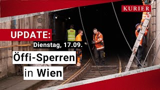 Wiener Linien nach Unwetter Die ÖffiLage am Mittwoch [upl. by Mccarthy]