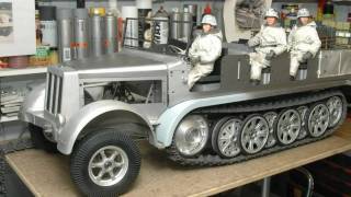 Armortek Models  16th Scale RC SdKfz 7 German Halftrack In Detail [upl. by Newol353]