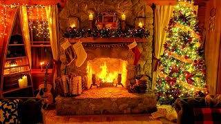 Relaxing Christmas Music ⛄ Traditional Instrumental Christmas Songs Playlist with A Warm Fireplace [upl. by Lak]