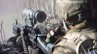 US Recon Team Assaults Taliban Position Under Fire [upl. by Sosthina]