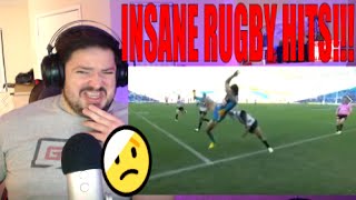 REACTING TO NRL Biggest Hits Of All Time With Commentary [upl. by Leakim453]