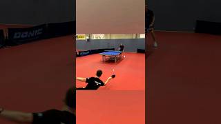 The foot shot 🦶👀 shorts tabletennis [upl. by Eelra]