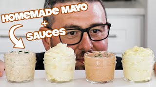 Perfect Homemade Mayonnaise Recipe  Garlic Aioli  Cajun Remoulade  Comeback Sauce [upl. by Lila]