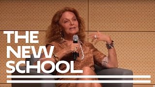 Diane Von Furstenberg 40 Years of the Wrap Dress  Parsons School of Design [upl. by Monson]