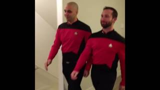 Picard and Riker being cooler than everything Halloween [upl. by Eiramasil710]