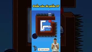 Apple Worm 67 Thử thách chơi game Chấn sâu đù ăn trái Ắc quy games savethedog funny tiktok [upl. by Acus]