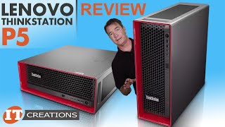 Lenovo ThinkStation P5 Workstation REVIEW with W2400 CPU  IT Creations [upl. by Menedez]