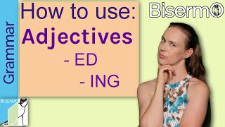 Adjectives with endings ED amp ING  with FREE Grammar quiz  English Grammar [upl. by Gonroff]