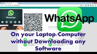 How to use whatsapp on computer laptop [upl. by Barden983]