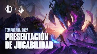 Temporada 2024 presentación de jugabilidad  League of Legends [upl. by Anasor]