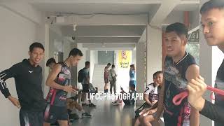 di buang sayang  late postProliga 2022guyonan khas pemain bhayangkara samator [upl. by Leynwad]