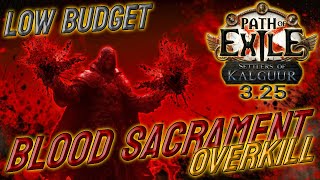 This 8 Div 35 million DPS Blood Sacrament Slayer Has Insane Clear  Path of Exile 325 [upl. by Ashlee]