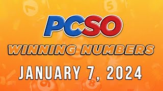 P49M Jackpot Ultra Lotto 658 2D 3D and Superlotto 649  January 7 2024 [upl. by Aisatana]