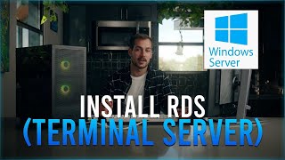 Installing Remote Desktop Services to Windows Server 2022 Terminal Server [upl. by Gilba740]