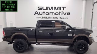 2017 RAM 2500 LARAMIE LONGHORN CUMMINS DIESEL WALKAROUND OVERVIEW REVIEW 12360Z SOLD [upl. by Angelo571]