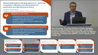 ISMPP European Meeting 2018 Conference summary day 1 [upl. by Dyrraj]