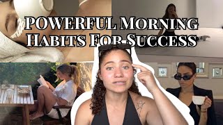 PRODUCTIVE Morning Habits Become THAT GIRL Build Confidence and SUCCESS 🤑 [upl. by Collis]