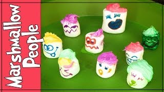 How to Make Marshmallow People  Easy and Fun [upl. by Boycey]