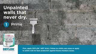 NEW DRYLOK® Wet Wall Bonding Primer [upl. by Eyoj]