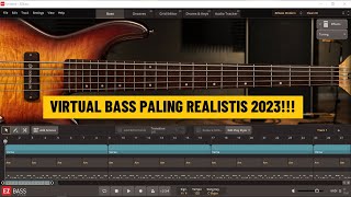 Review EZbass ‼️ by Toontrack VST Bass Paling REALISTIS 2023 Part 1 [upl. by Partan1]