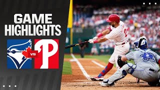 Blue Jays vs Phillies Game Highlights 5724  MLB Highlights [upl. by Meit]