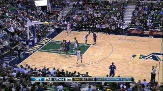 Tracy McGrady highlights  Jan 3 2011 Detroit vs Utah [upl. by Goldshell]