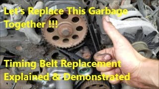 Ford 23 Timing Belt Replacement How To amp Tensioner Tool Explained [upl. by Nirol]