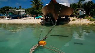 🇲🇻 Maldives  Boat launching  Hangnaameedhoo [upl. by Myrwyn]