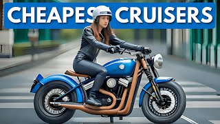 7 Cheapest Cruiser Motorcycles Anyone Can Buy In 2023 [upl. by Ydnarb213]