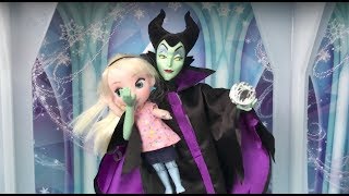 Elsa vs Maleficent Frozen Elsa Toddler gets taken by Maleficent Battle in the Ice Palace [upl. by Georgianne270]