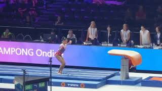 Ondine Achampong  Vault Qual  World Championships 2023 [upl. by Mosra229]