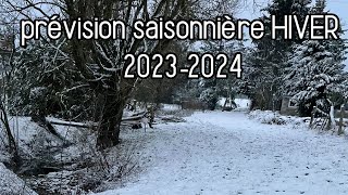 Un vrai HIVER FROID  prévision saisonnière HIVER 20232024 [upl. by Lorene829]