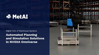 Revolutionize Smart Warehouses with MetAI Generating Smart Logistics Centers in NVIDIA Omniverse [upl. by Roberson]