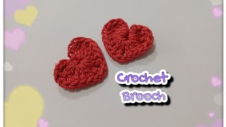 FIMASA Crochet Brooch  Bros Rajut 4 [upl. by Trude]