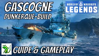 GASCOGNE  Vorstellung und erstes Gameplay  World of Warships Legends [upl. by Farand]