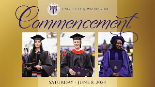 2024 University of Washington Commencement [upl. by Trumaine]