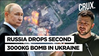 Russia Strikes Ukraine With Fab3000 Again Zelensky Says quot800 Guided Bombsquot Pound Ukraine In A Week [upl. by Tlevesor]