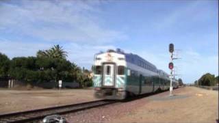 HD Trains on the Surf Line 2009  2011 [upl. by Arotak580]