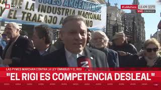 Entrevista a Daniel Rosato en C5N por la Marcha en Defensa de las Pymes Industriales 15524 [upl. by Sheline]