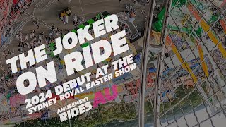 The Joker On Ride  2024 Sydney Royal Easter Show [upl. by Atikehs]