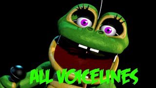 Happy Frog  All Voicelines with Subtitles  Ultimate Custom Night [upl. by Roana504]