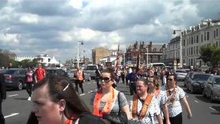 Whit Monday Orange Lodge Parade Southport 2014 [upl. by Brindle518]