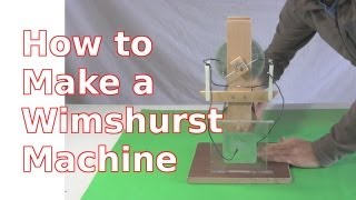 Wimshurst Machine  How to Make using CDs [upl. by Nenney]