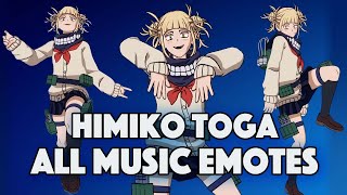 Himiko Toga Dances All Emotes That We Have  FORTNITE x MY HERO ACADEMIA [upl. by Pressman643]