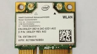 Wifi карта For intel N6205 24G 5G c Китая [upl. by Cilka]