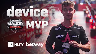 device  HLTV MVP by betway of StarLadder Major Berlin 2019 [upl. by Cavanaugh]