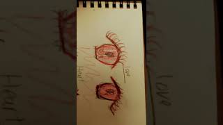 eyes art pretty I’m a twelve year old artist please sub♥️♥️♥️ [upl. by Cappello472]