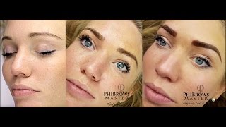 Microblading  shading with U blade [upl. by Sion648]